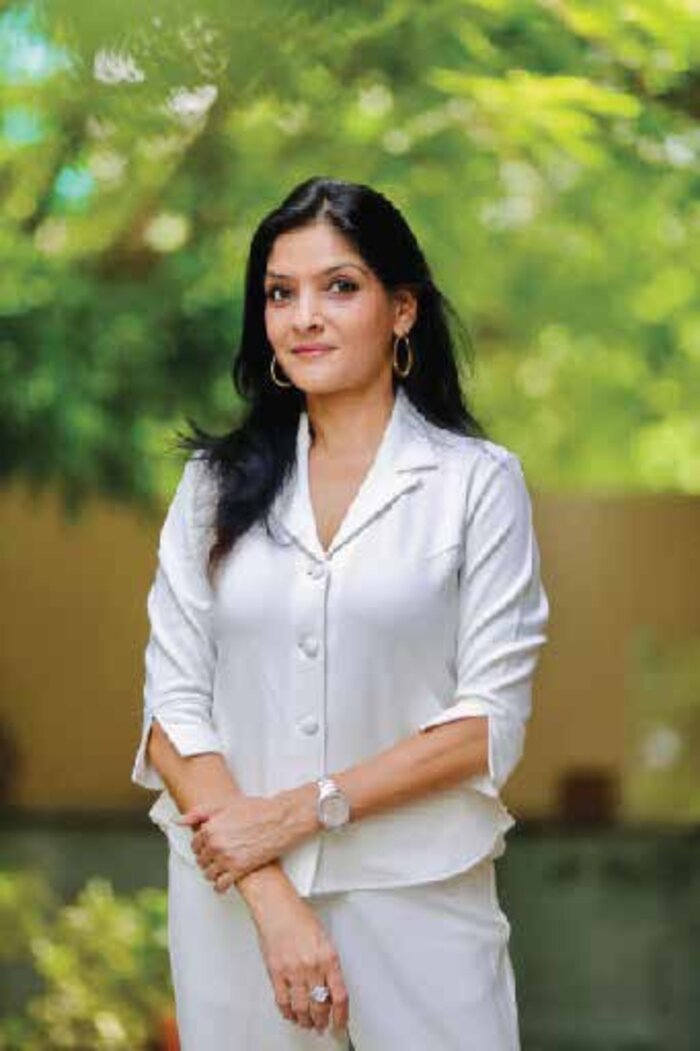 Portrait of Sujata Bhandari, Founder and Creative Director of Aavaline